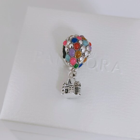Pandora Pixar Up House & Balloons Charm S925 Sterling Silver with box - Picture 6 of 7